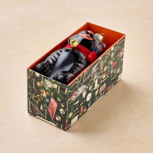 Brand New John Derian for Target Glass Cat Ornament, Christmas, black, Halloween - Picture 5 of 7